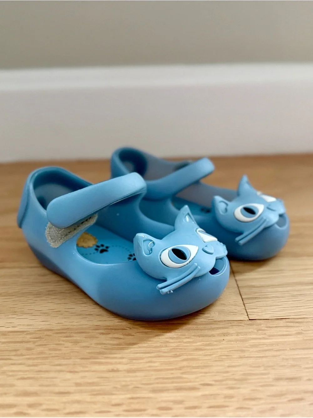 Mini Melissa Blue Cat Mary Jane Shoes – Toddler Size 5